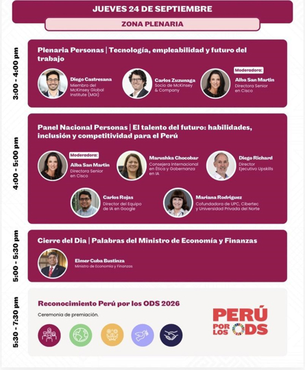 Mariana Rodriguez en Cumbre Perú Sostenible 2026